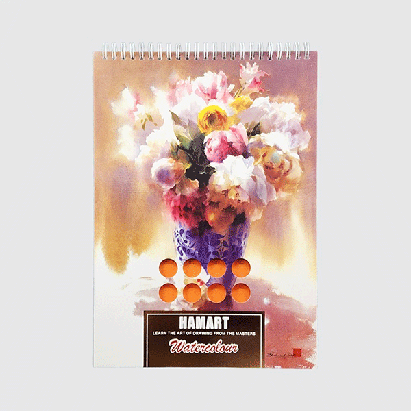 دفتر-آبرنگ-300-گرم-هم-آرت-A4-کد-991