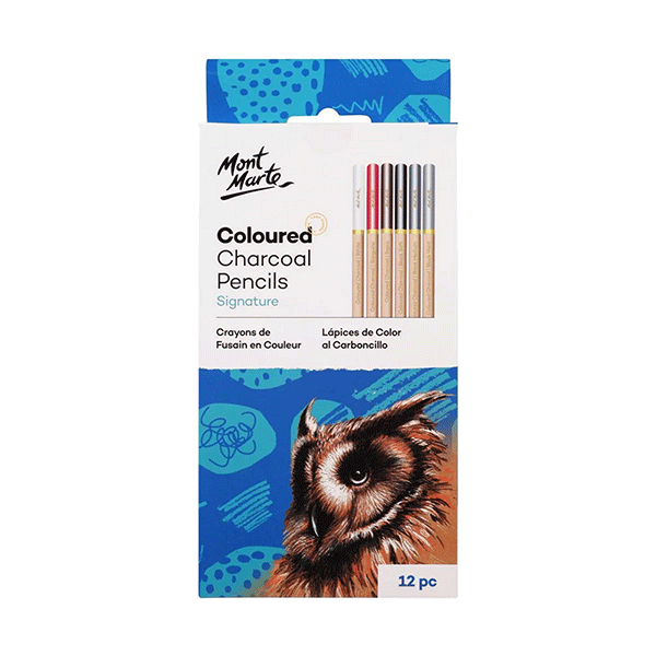 ست مداد ذغالی رنگی مونت مارت (12 عددی)