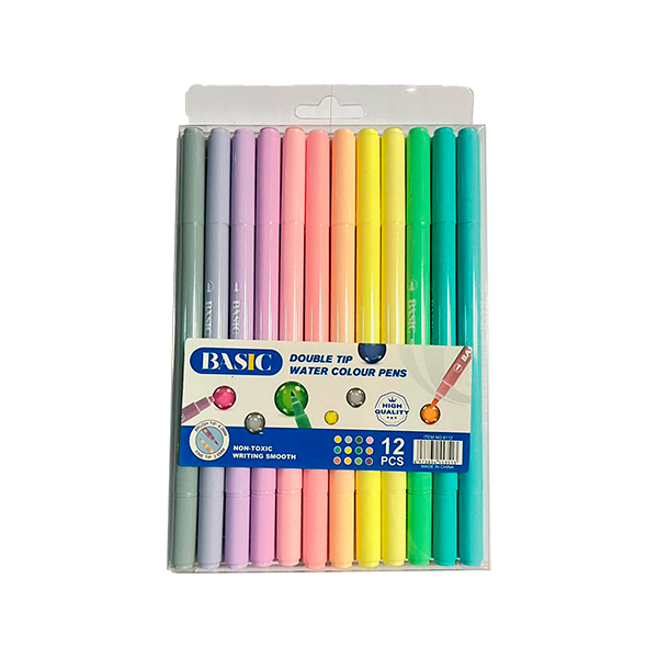 ماژیک آبرنگی پاستلی بیسیک(12 رنگ)