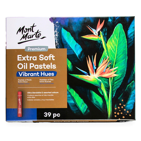 پاستل روغنی اکسترا سافت مونت مارت (39 تکه) طیف Vibrant