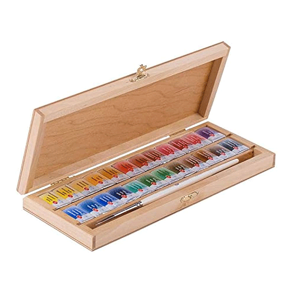 آبرنگ سنت پترزبورگ 24 رنگ(جعبه چوبی)