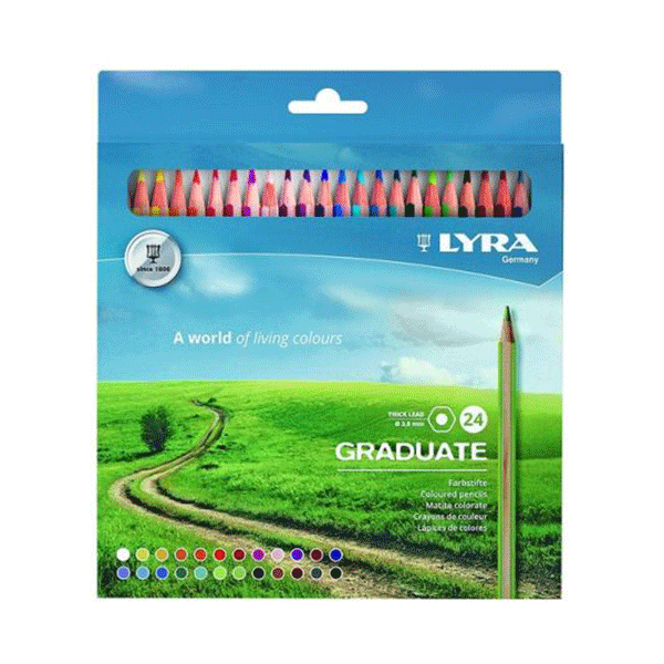 ست مداد رنگی لیرا(24 رنگ)