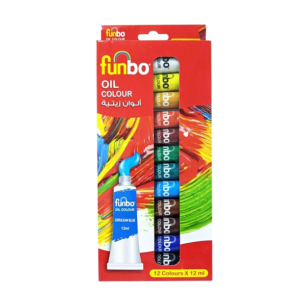 ست رنگ روغن Funbo (12 رنگ)