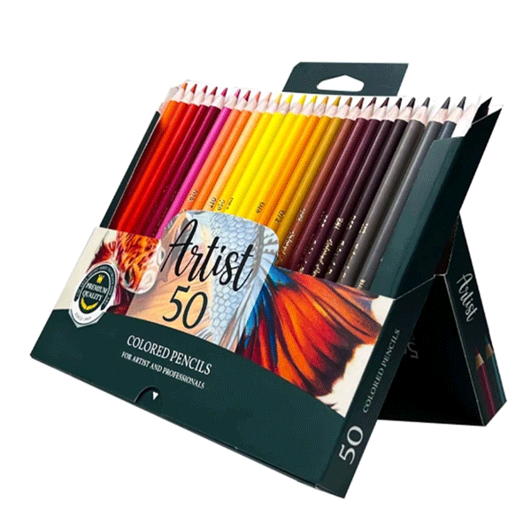 مداد-رنگی-50-رنگ-آرتیست-آریا