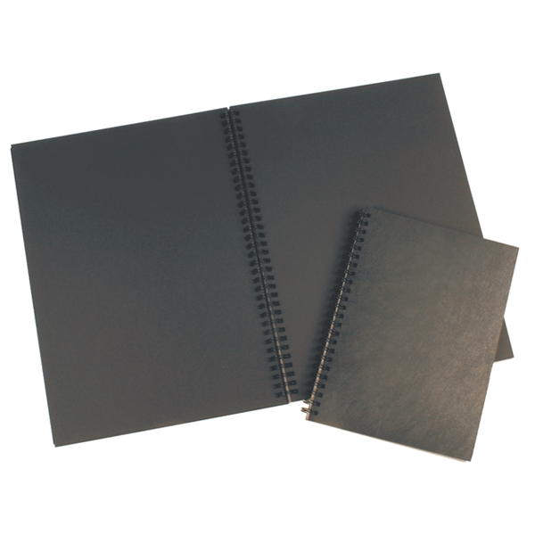 دفتر مشکی visual diary کانسون(140 گرم)