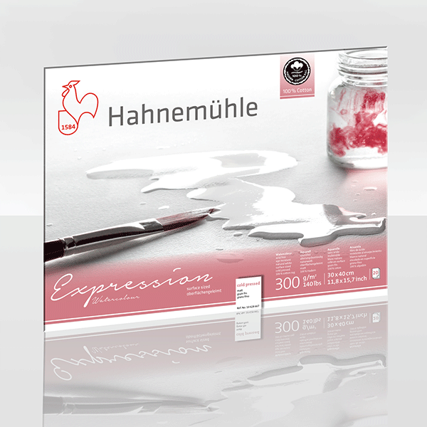 بلوک آبرنگ اکسپرشن کلد پرس هانی موله-Hahnemühle