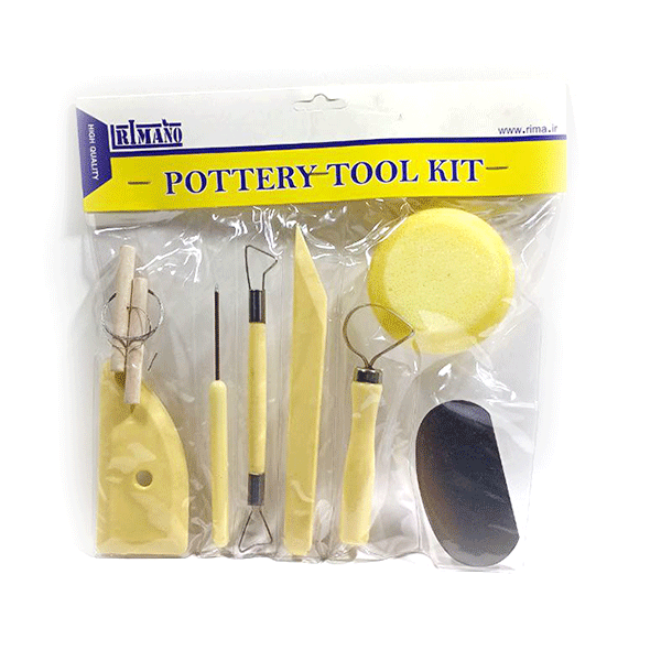 ابزار سفال گری ریما(8 عددی)
