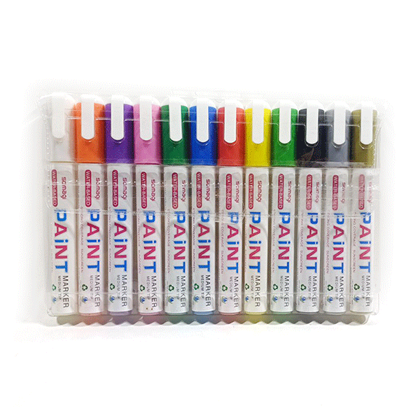 ست ماژیک اکریلیک(12 رنگ)