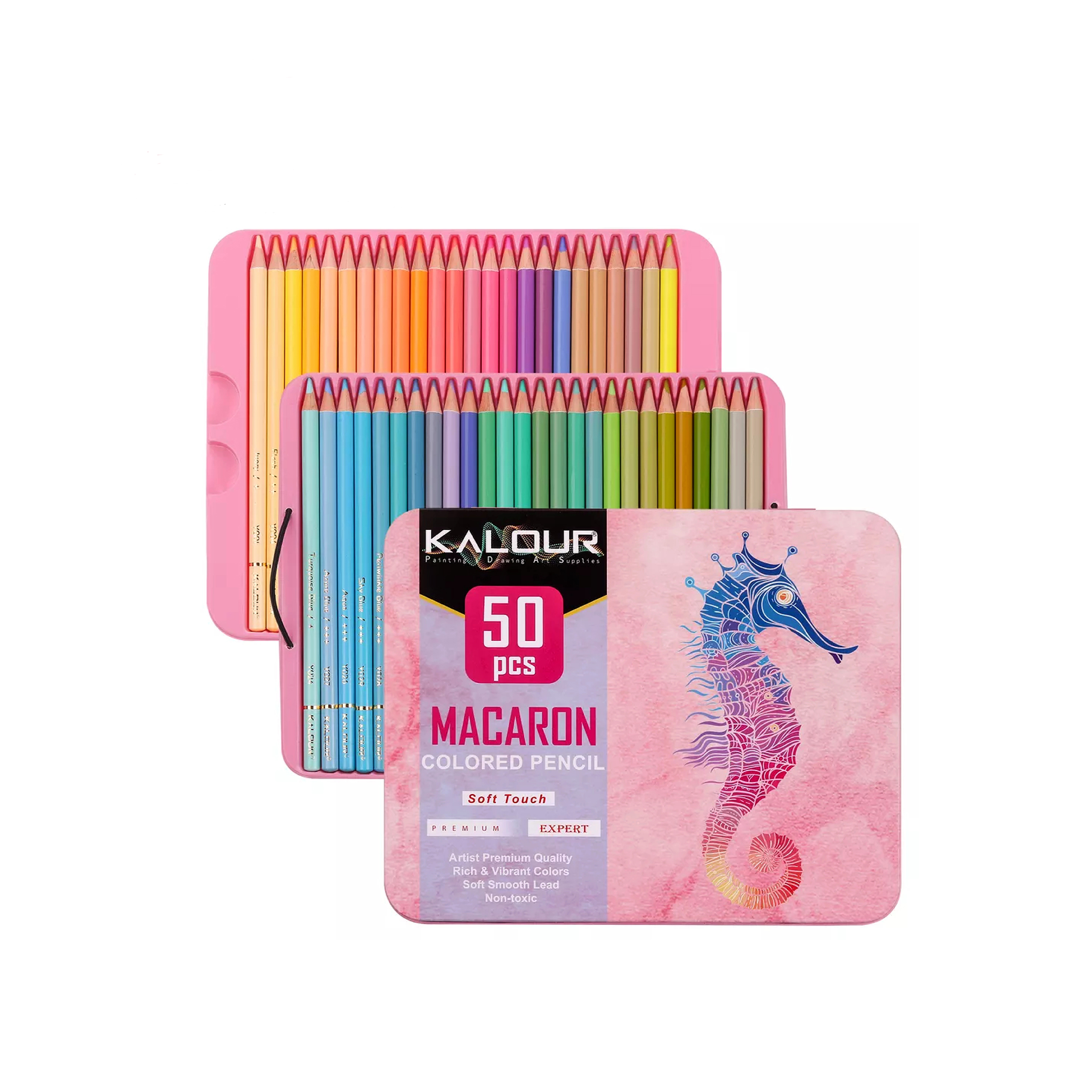 مداد رنگی 50 رنگ پاستلی KALOUR
