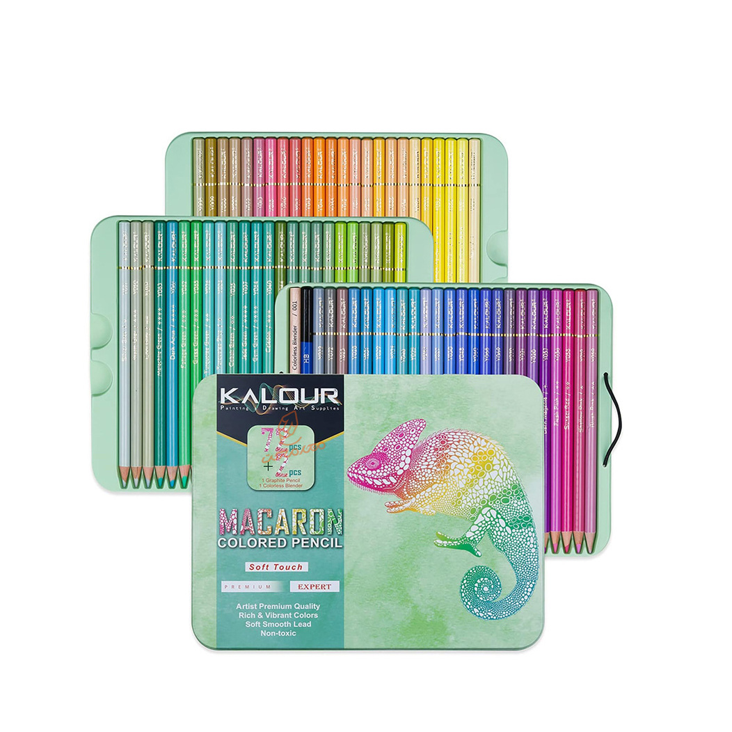 مداد رنگی 72 رنگ پاستلی KALOUR