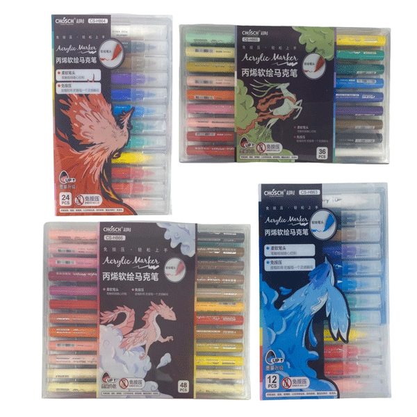 ماژیک-اکریلیک-12-رنگ-کد-863