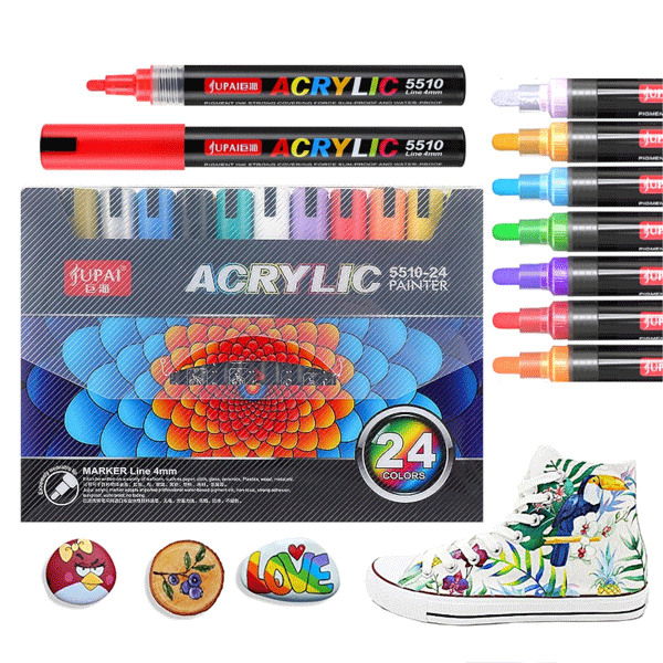 ماژیک-اکریلیک-36-رنگ-Jupai