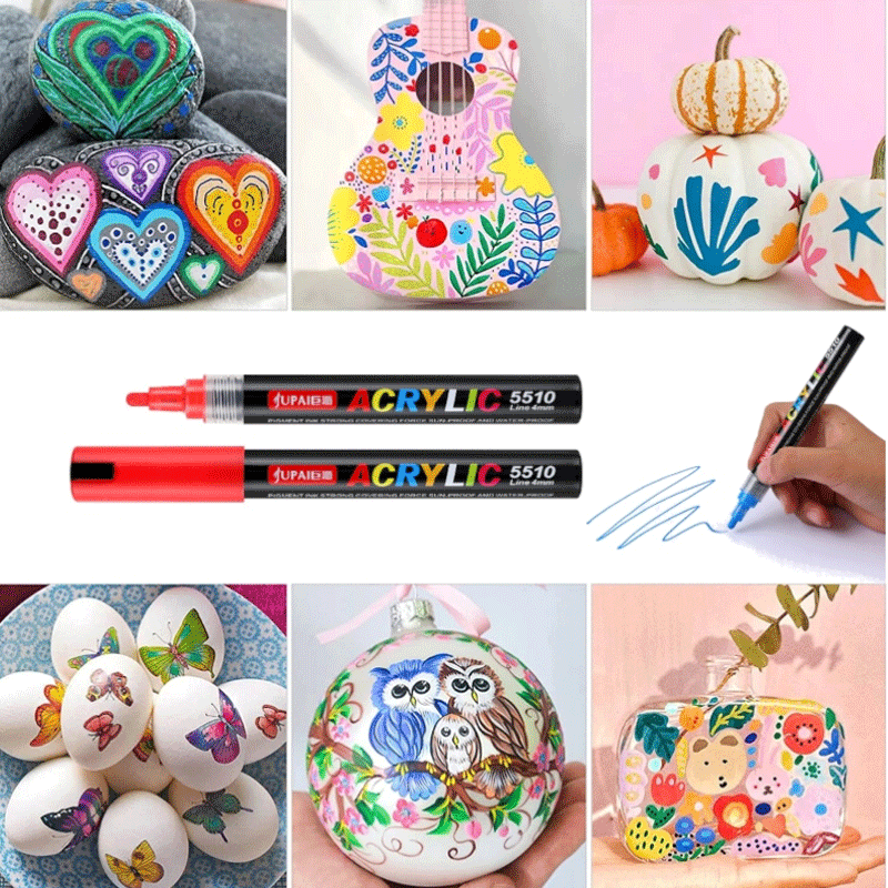 ماژیک-اکریلیک-36-رنگ-Jupai-2