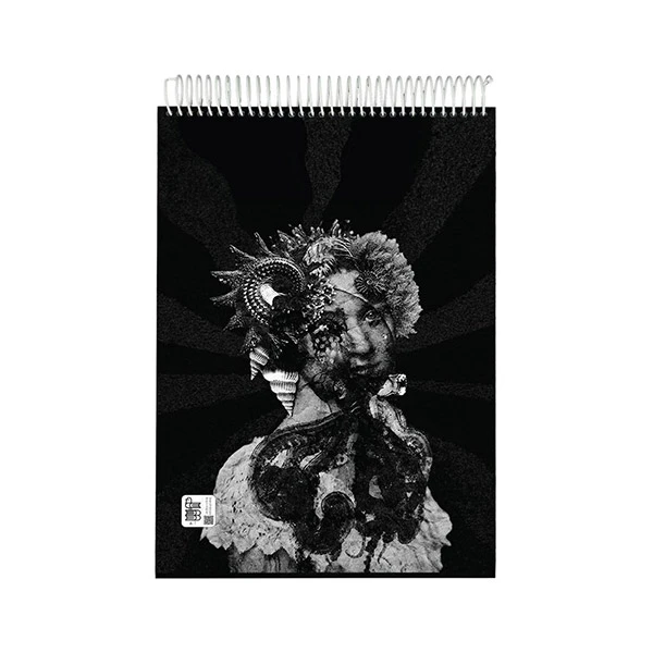 دفتر طراحی کاغذ مشکی 30 برگ 20×10 A (3)