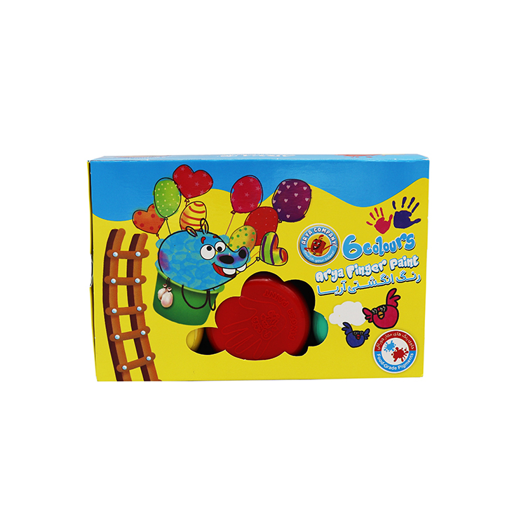 رنگ انگشتی 6 رنگ آريا