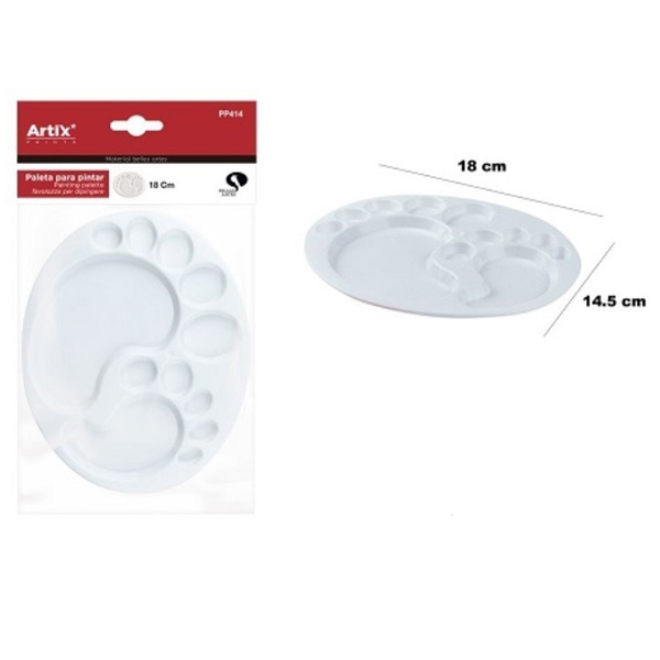 پالت آبرنگ بیضی 18 سانت آرتیکس