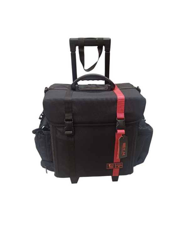 کیف رنگ چمدانی چرخ دار برزنتی EM