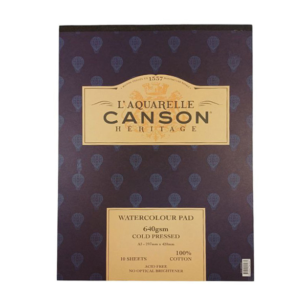 دفتر آبرنگ کانسون کلد پرس(640 گرم)3 سایز