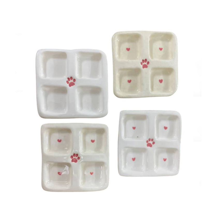 پالت سرامیکی دست ساز مربع کوچک