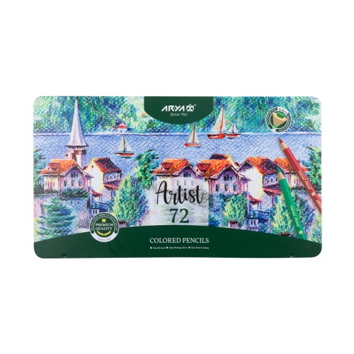 مداد رنگی آرتیست آریا جعبه فلزی
