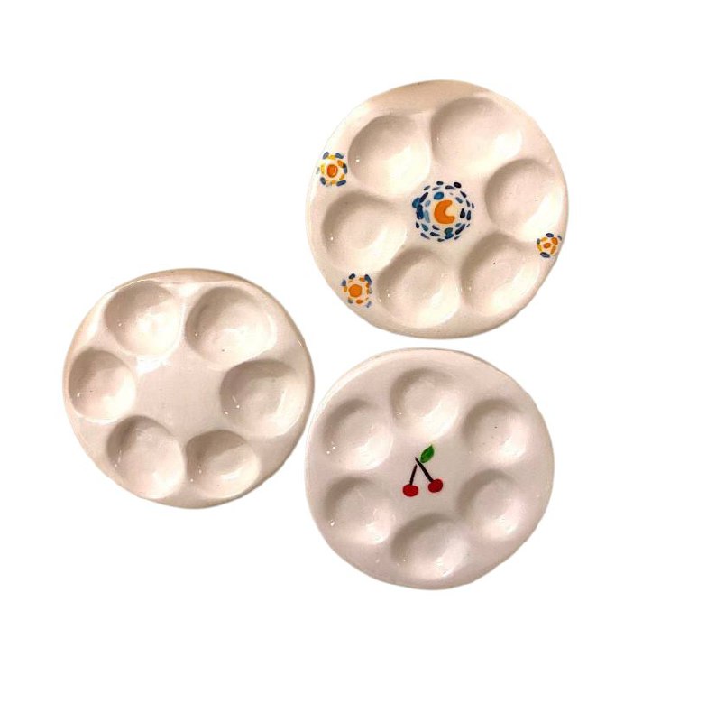 پالت سرامیکی دست ساز دایره