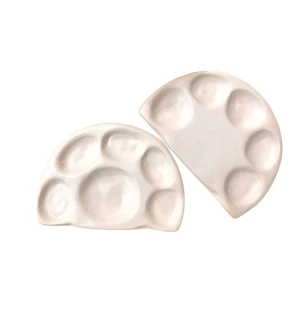 پالت سرامیکی دست ساز نیم دایره