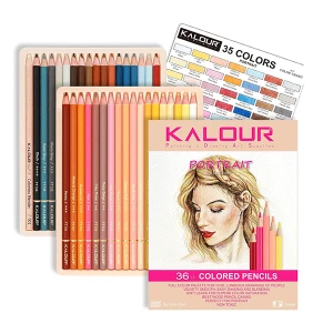 مداد رنگی رنگ پوست کالور-Kalour  (36 رنگ)