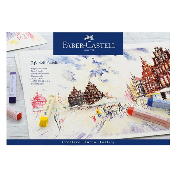 گچ پاستل کامل فابرکاستل نیمه حرفه ای