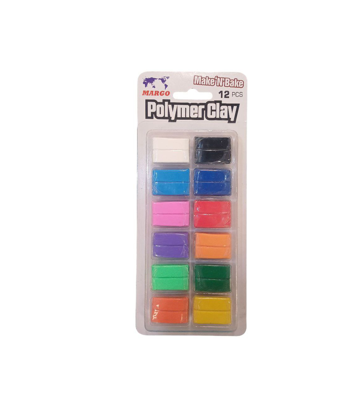 خمیر پلیمری 12 رنگ