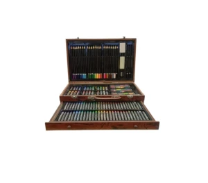 ست لوازم نقاشی جعبه چوبی(2440)