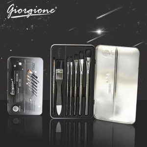 ست قلمو 8 عددی فلزی giorgione کد 001