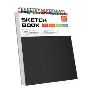 دفتر اسکچ بوک سیمی 100 برگ