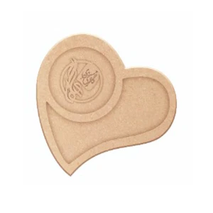 تخته سرو قلب 2 کف تراش 22/5×23 کد 032