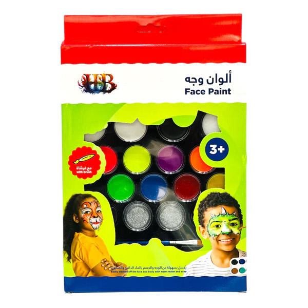 رنگ گریم صورت بالای 3 سال