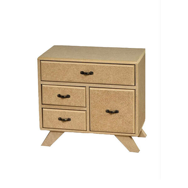 4 کشوی رومیزی پایه دار کد 110