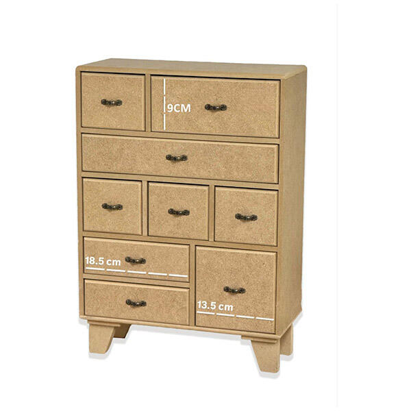 کمد 9 کشوی پایه دار کد 106