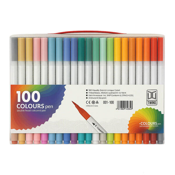 ماژیک 2 سر براش  طلقی