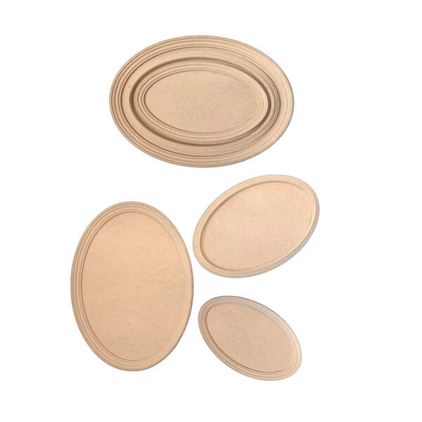 سینی بیضی ایتالیایی 3 تکه 16 میل کد 084