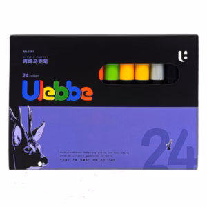 ست ماژیک اکریلیک 24 رنگ Ulebbe