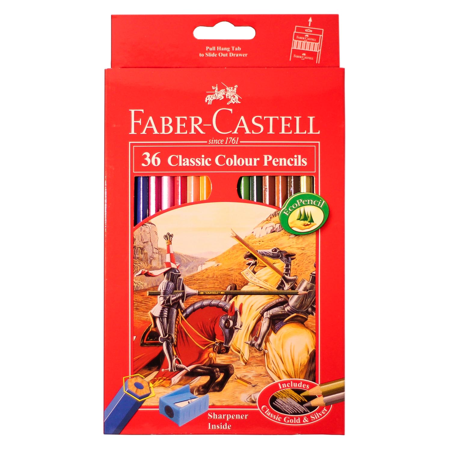 مداد رنگی کلاسیک فابرکاستل 36 رنگ