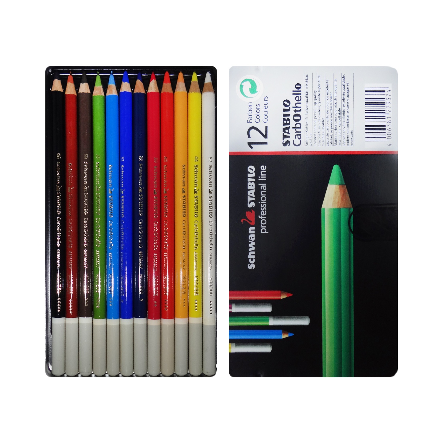 مداد پاستل استابیلو(جعبه فلزی)