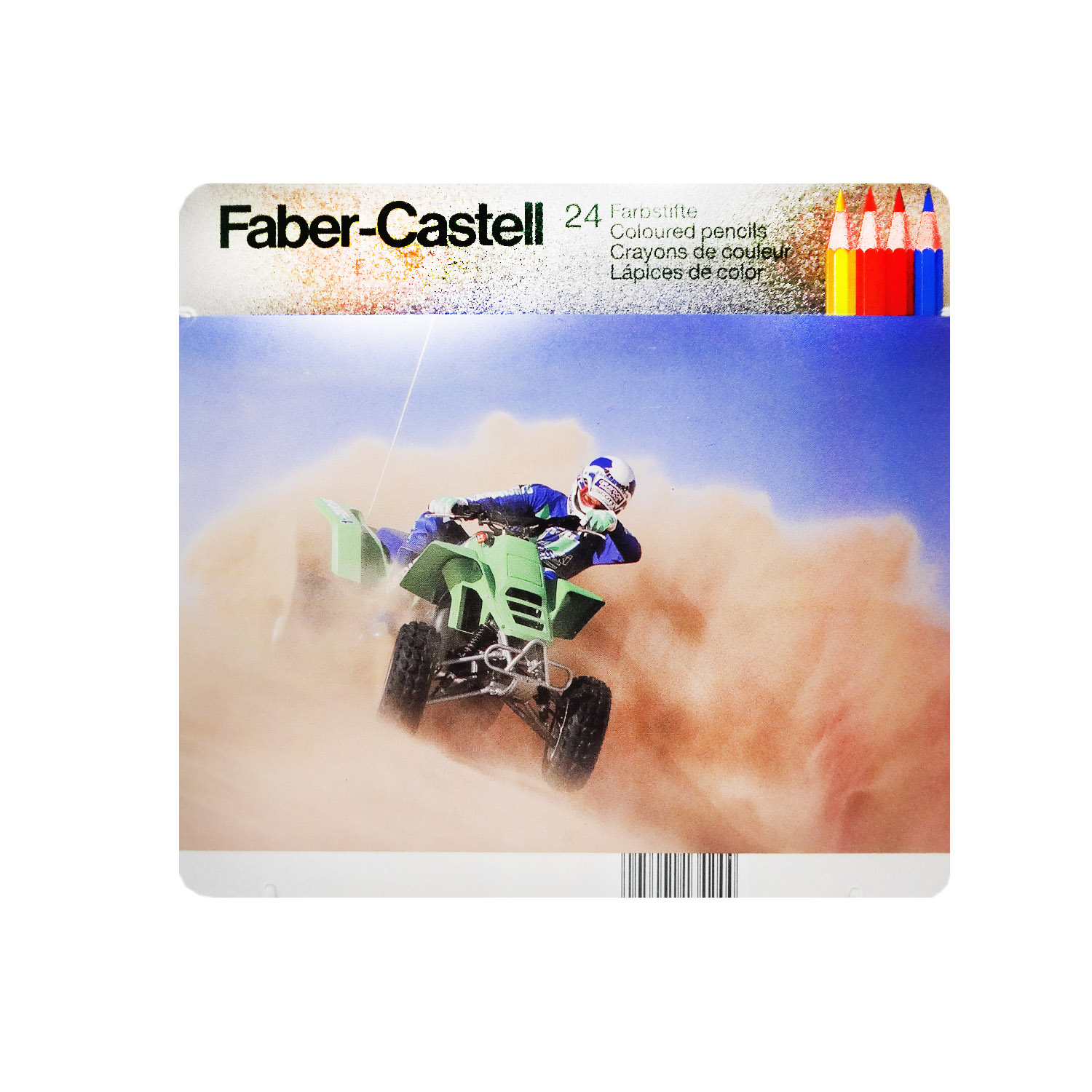 مداد رنگی 24 رنگ فابرکاستل دانش آموزی