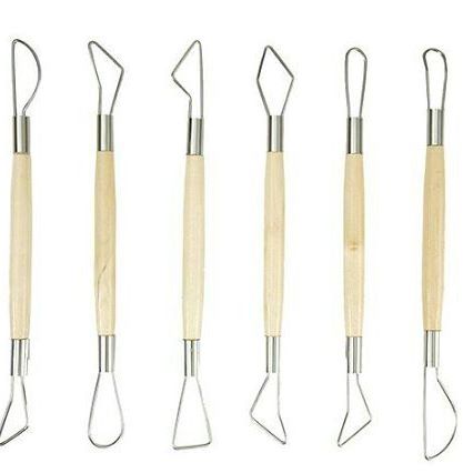 ابزار مجسمه سازی دوسر فلزی ریما(6 عددی)