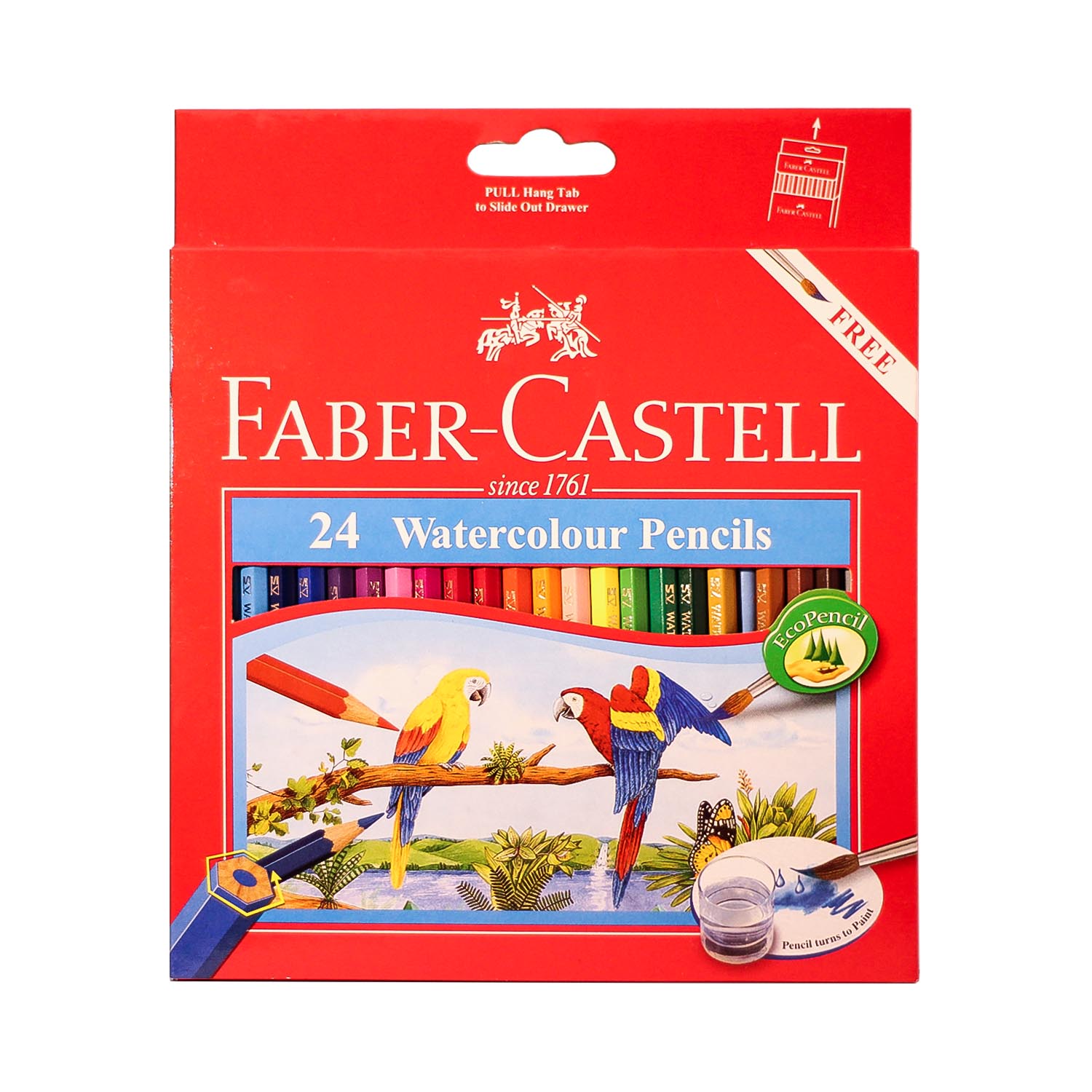 مداد آبرنگی فابرکاستل 24 رنگ