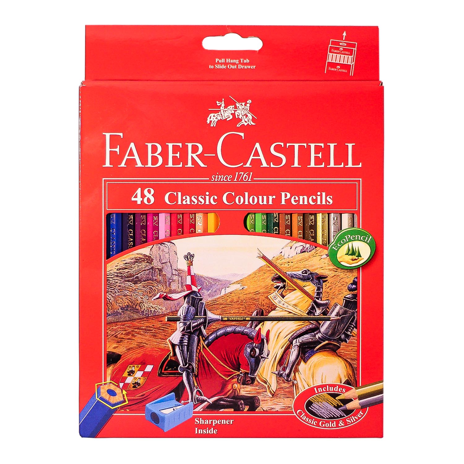 مداد رنگی کلاسیک فابر کاستل 48 رنگ