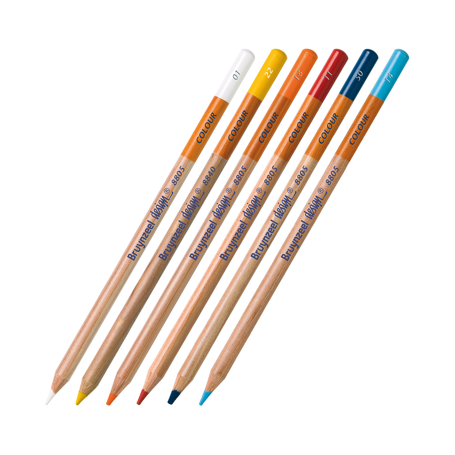 مداد رنگی حرفه ای دیزاین برونزیل(تک رنگ)