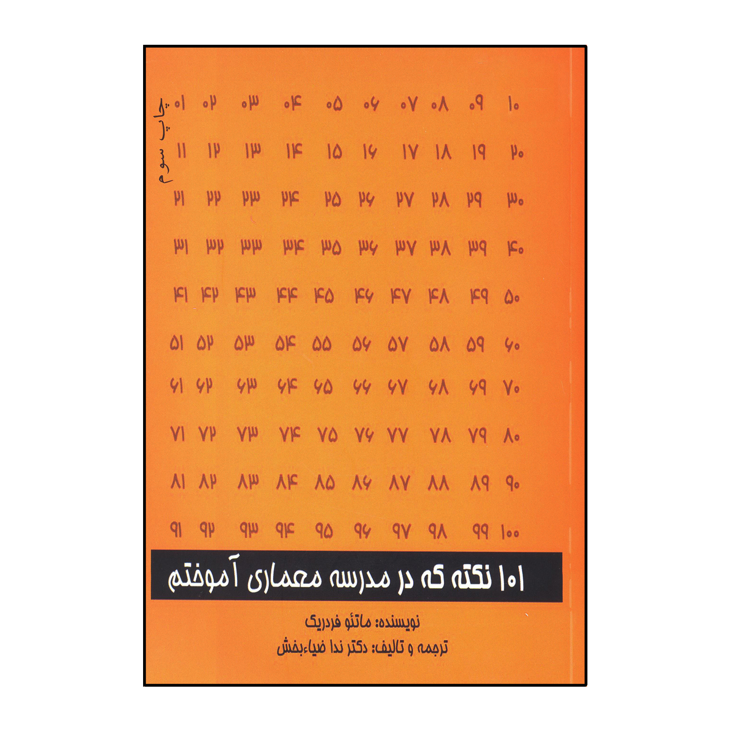 101 نکته که در مدرسه معماری آموختم