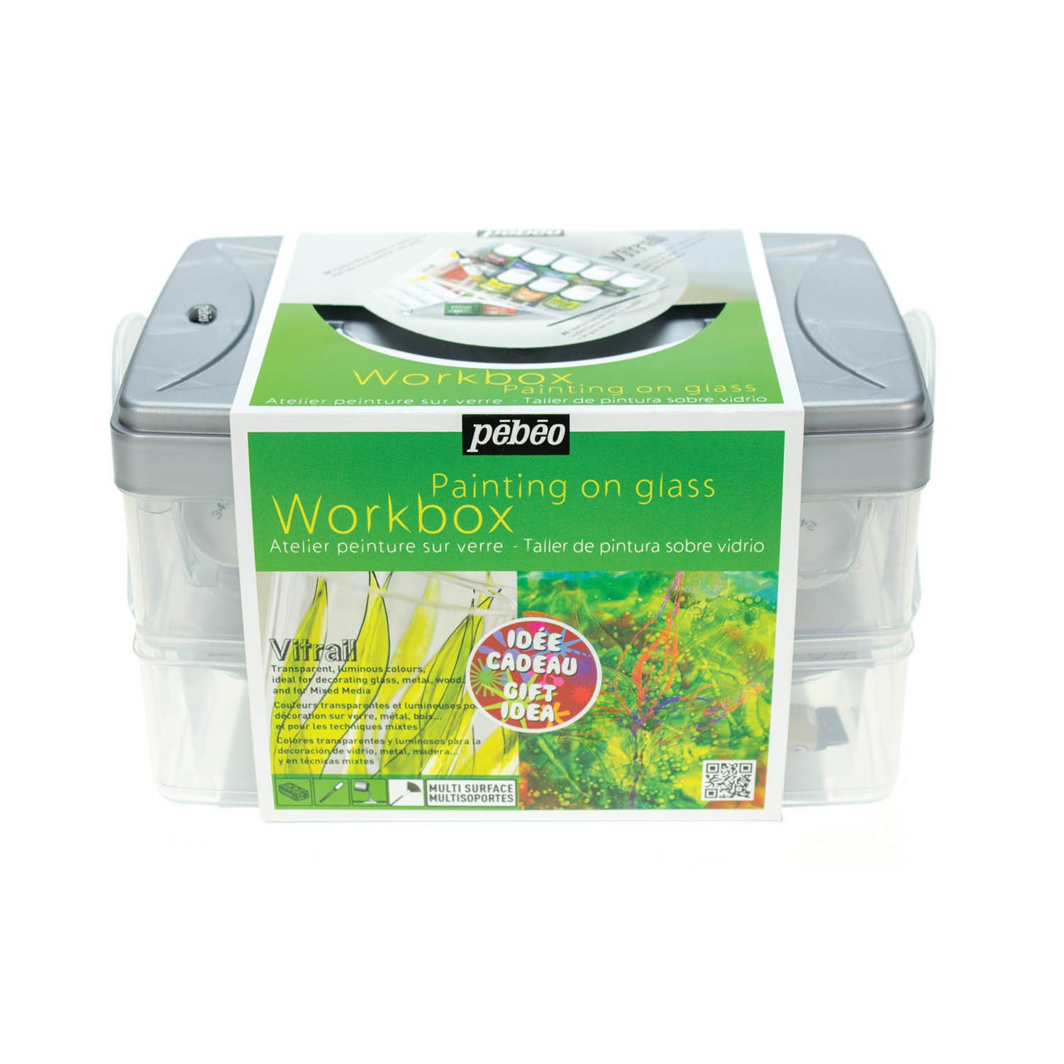 ست رنگ شیشه پ ب اُ(10 عددی) پایه تینر