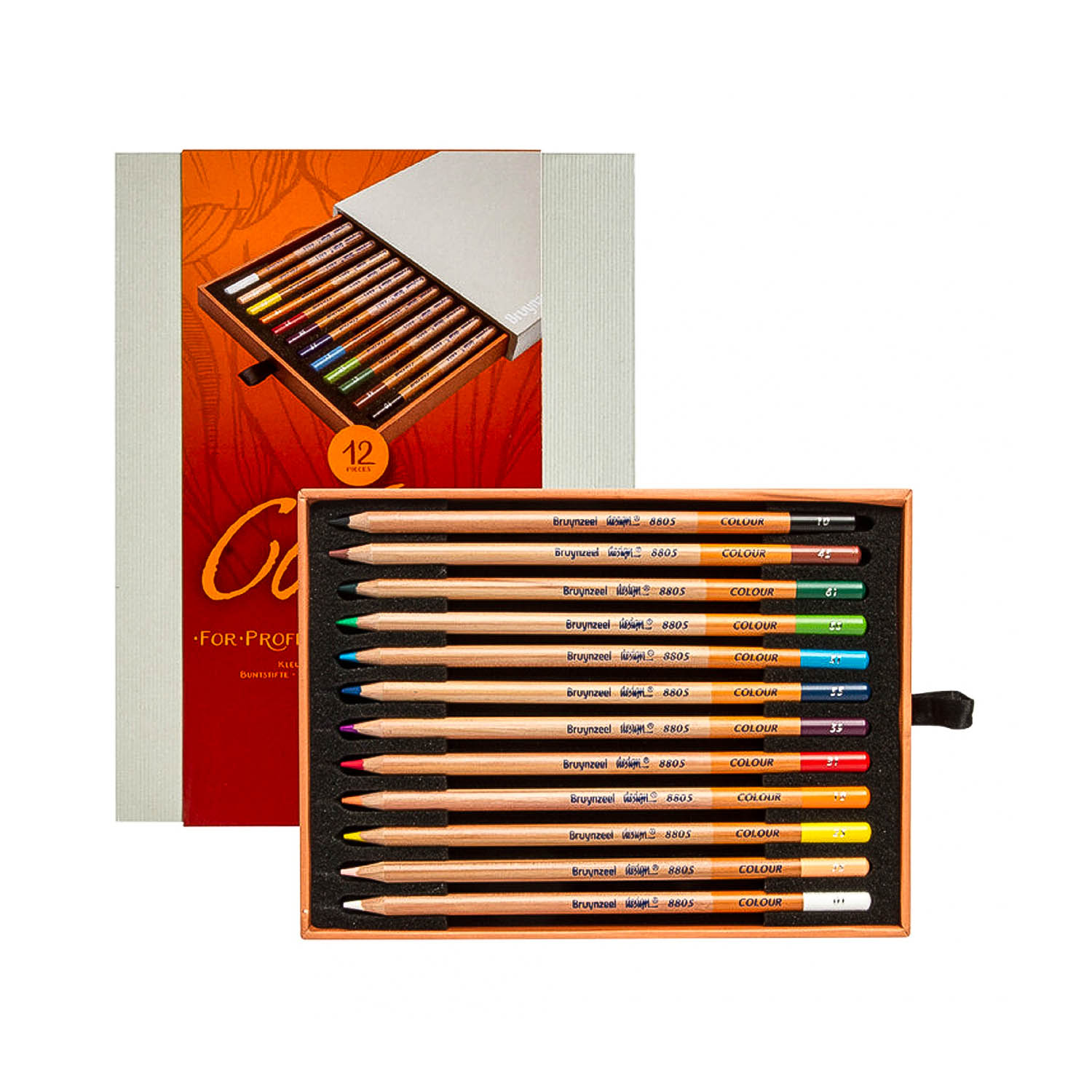 مداد رنگی دیزاین 12 رنگ