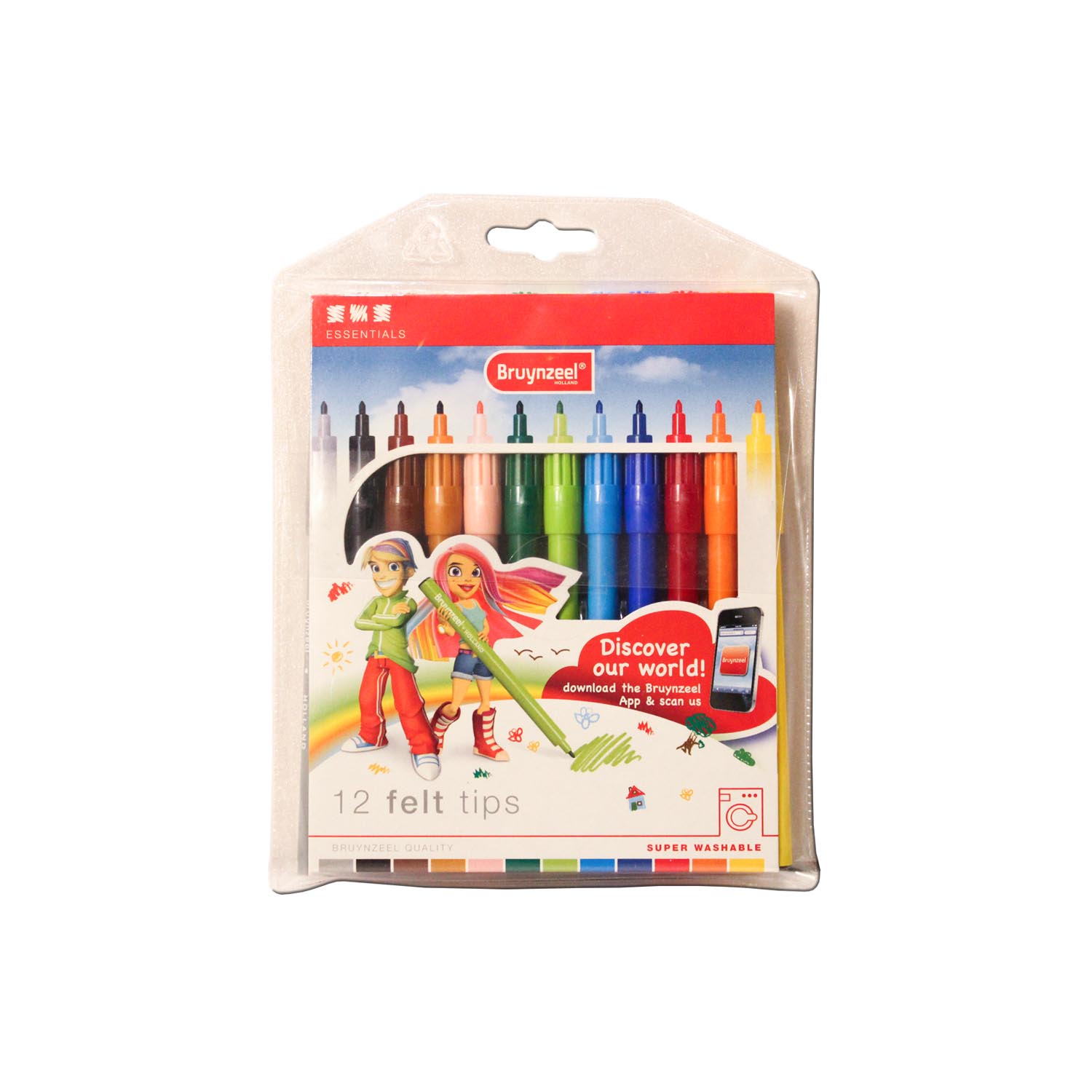 ماژیک 12 رنگ برونزیل